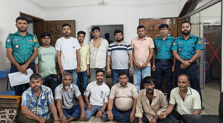 রাজধানীতে ঝটিকা মিছিলের প্রস্তুতিকালে আ. লীগের ১২ নেতাকর্মী গ্রেপ্তার